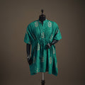 Akola Hand Block Print Natural Dyed Cotton Kaftan (Medium) 157