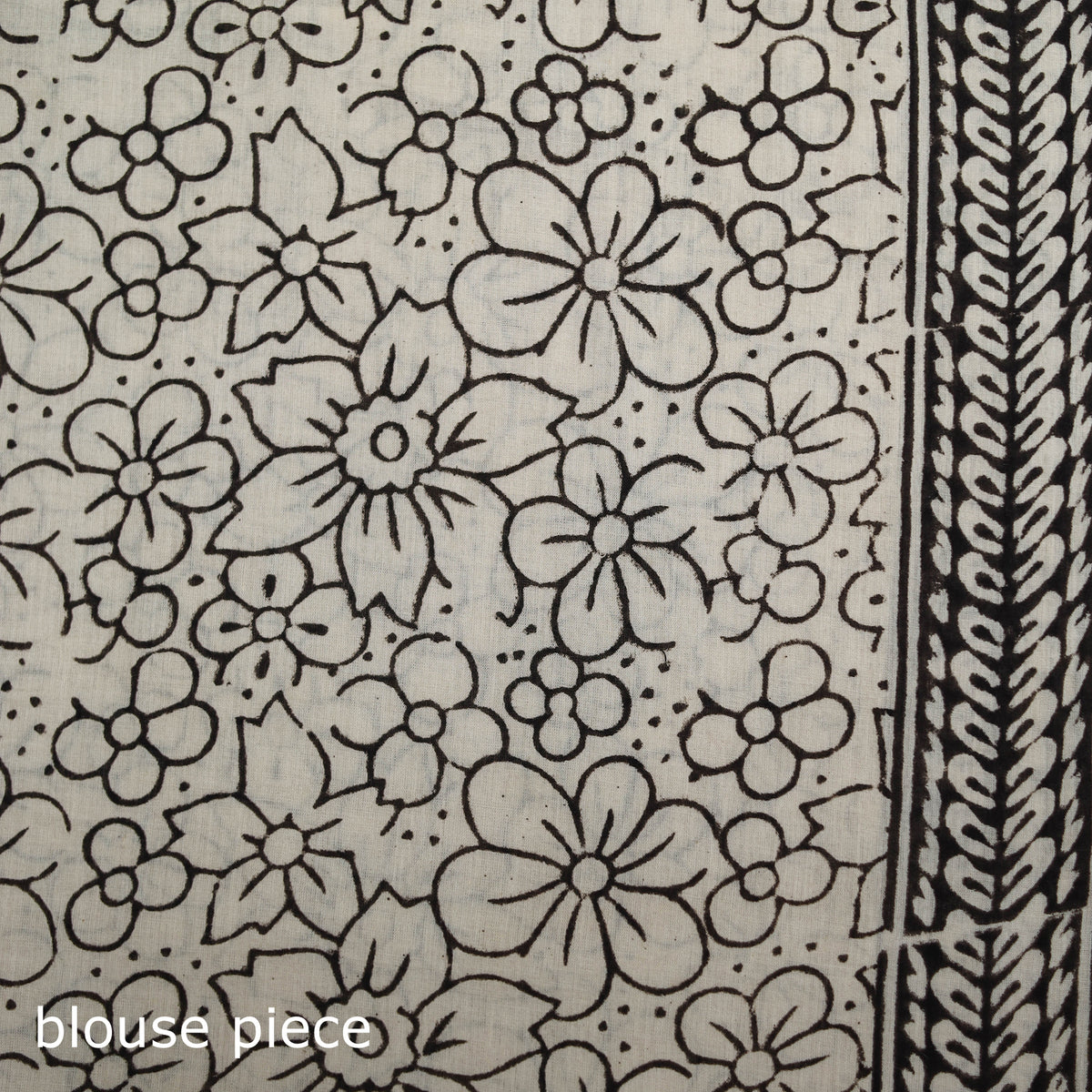Bagru Hand Block Print Pure Mul Cotton Ready To Wear Saree 42