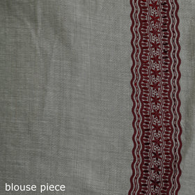 Bengal Kantha Hand Embroidery Silk Cotton Chapa Work Saree 74