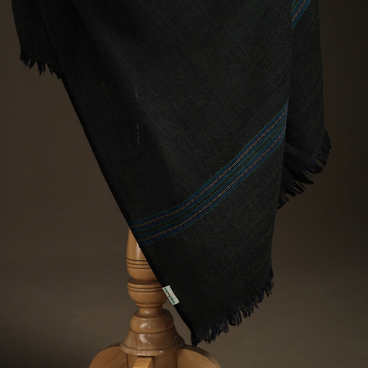 Kumaun Pure Handwoven Merino Wool Shawl for Women 05