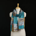 Bengal Kantha Handwork Patchwork Reversible Silk Stole 123