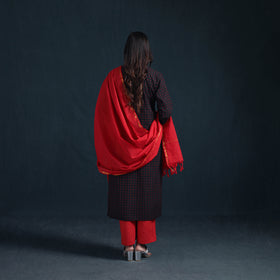 Jacquard Cotton Suit Set with Dupatta for Women 28