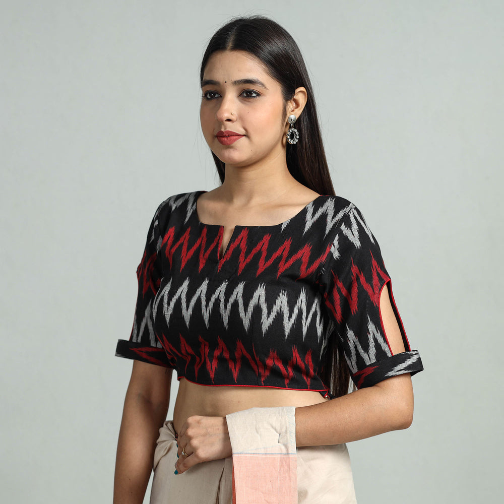 Pochampally Ikat Stitched Blouse