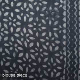 Batik Hand Block Print Pure Mul Cotton Ready To Wear Saree 44