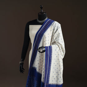 Handloom Cotton Pochampally Ikat Dupatta 15
