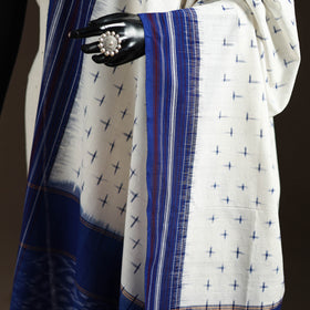 Handloom Cotton Pochampally Ikat Dupatta 15