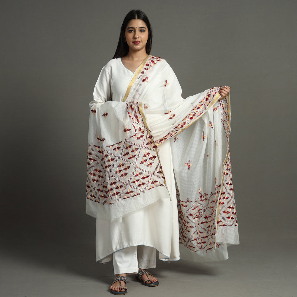 phulkari embroidery dupatta