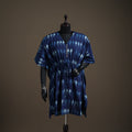 Akola Hand Block Print Natural Dyed Cotton Kaftan (Medium) 163