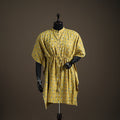 Akola Hand Block Print Natural Dyed Cotton Kaftan (Medium) 164