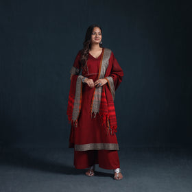 Dharwad Cotton Suit Set with Dupatta for Women 11