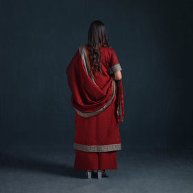 Dharwad Cotton Suit Set with Dupatta for Women 11