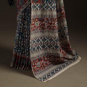 Printed Cotton Kalamkari Saree 01