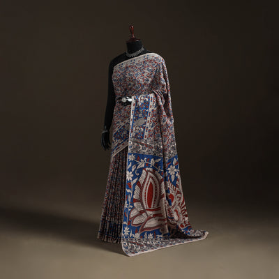 Printed Cotton Kalamkari Saree 02