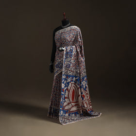 Printed Cotton Kalamkari Saree 02