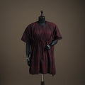 Akola Hand Block Print Natural Dyed Cotton Kaftan (Medium) 166
