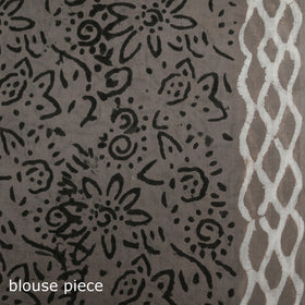 Batik Hand Block Print Pure Mul Cotton Ready To Wear Saree 47