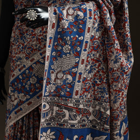 Printed Cotton Kalamkari Saree 02