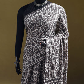 Batik Hand Block Print Pure Mul Cotton Ready To Wear Saree 49