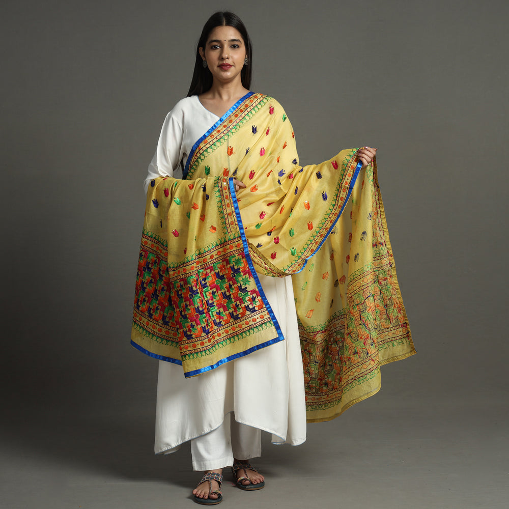 phulkari embroidery dupatta