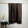 Brown - Akola Block Print Pure Handloom Cotton Towel 06