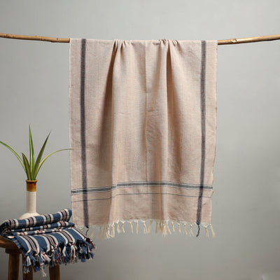 Handloom Fine Cotton Bath Towel 02