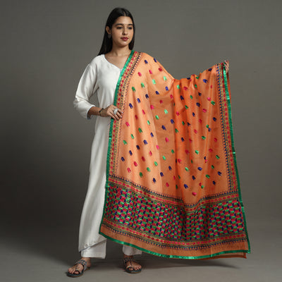 phulkari embroidery dupatta