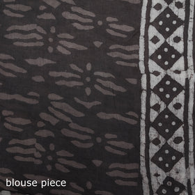 Batik Hand Block Print Pure Mul Cotton Ready To Wear Saree 49