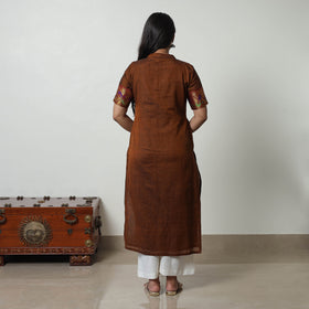 Dharwad Mercerised Cotton Kurta for Women Straight & Elegant