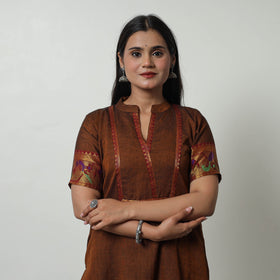 Dharwad Mercerised Cotton Kurta for Women Straight & Elegant