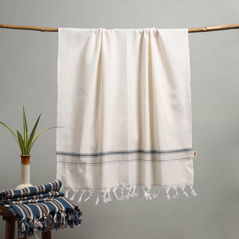 Handloom Fine Cotton Bath Towel 03