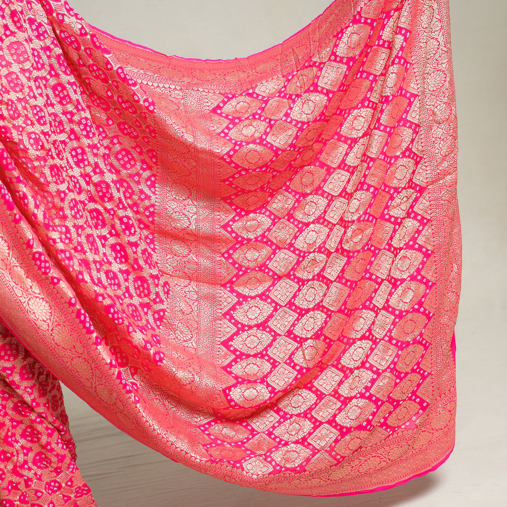 bandhani saree