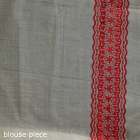 Bengal Kantha Hand Embroidery Silk Cotton Chapa Work Saree 83