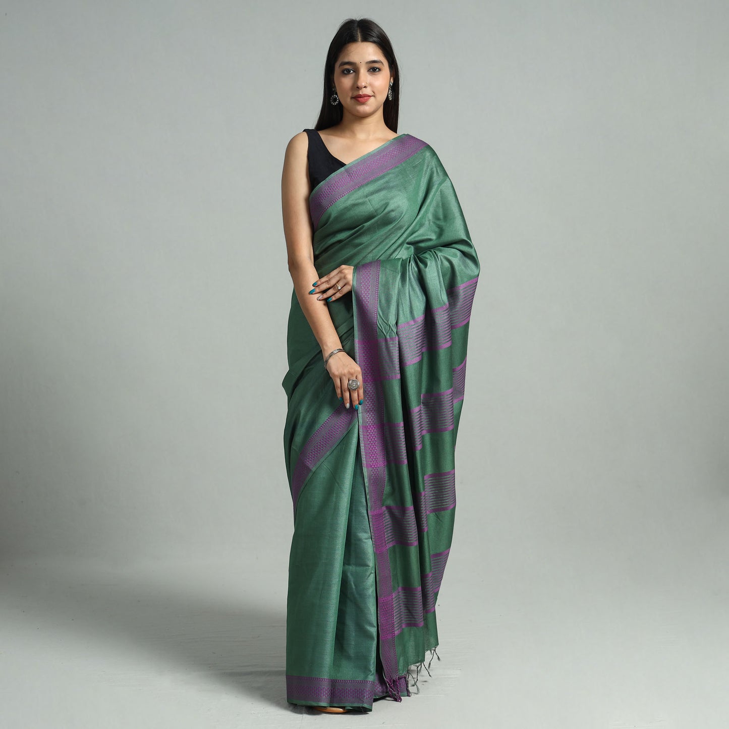 bamboo silk saree