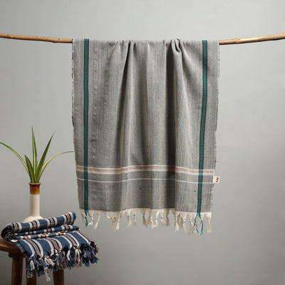 Handloom Fine Cotton Bath Towel 04
