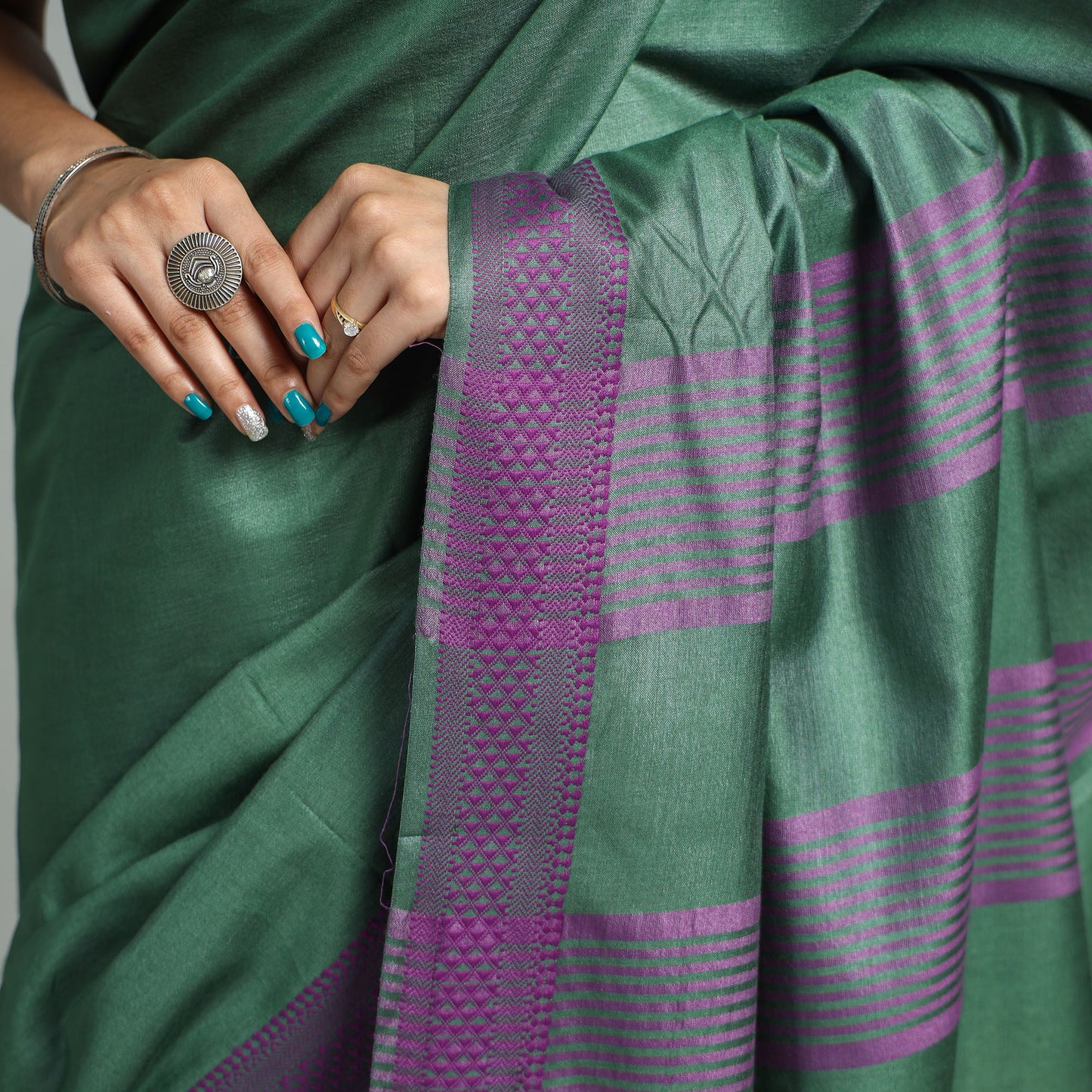 bamboo silk saree