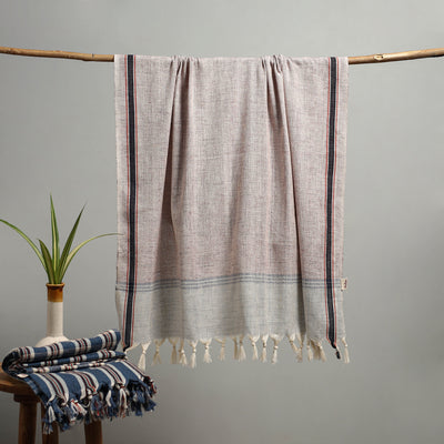 Handloom Fine Cotton Bath Towel 05