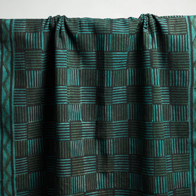 Green Akola Block Print Pure Handloom Cotton Towel Online
