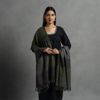 Multicolor - Kumaun Handwoven Pure Merino Wool Shawl for Women 62