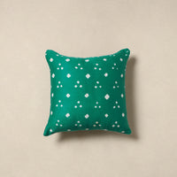 Blue - tie & dye cotton bandhani cushion cover 37