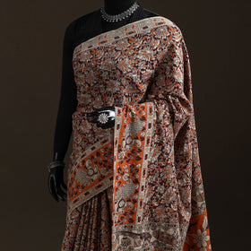 Printed Cotton Kalamkari Saree 08