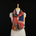 Bengal Kantha Handwork Patchwork Reversible Silk Stole 180