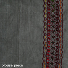 Bengal Kantha Hand Embroidery Silk Cotton Chapa Work Saree 85