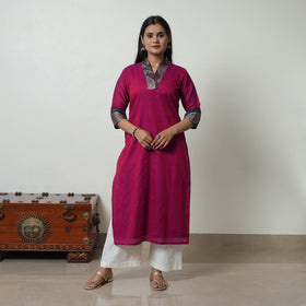 Dharwad Mercerised Cotton Kurta | Straight & Elegant for Women