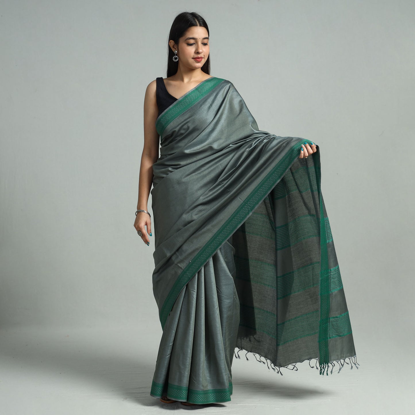 bamboo silk saree