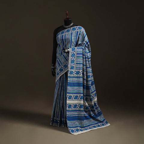 Printed Cotton Kalamkari Saree 09