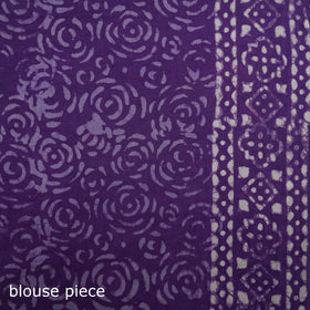 Batik Hand Block Print Pure Mul Cotton Ready To Wear Saree 52