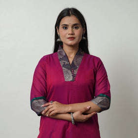 Dharwad Mercerised Cotton Kurta | Straight & Elegant for Women