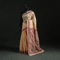 Bengal Kantha Hand Embroidery Silk Cotton Chapa Work Saree 87