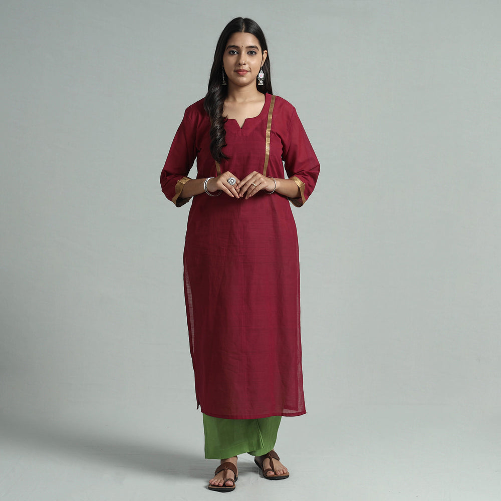 Mangalagiri Kurta with Palazzo & Dupatta Set