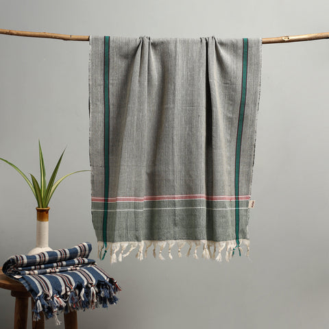 Handloom Fine Cotton Bath Towel 09